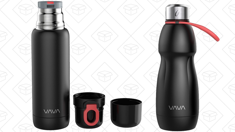 VAVA Vacuum Insulated Bottle With Cup Lid, $10 with code KINJAP8G | VAVA Vacuum Insulated Bottle, $10 with code KINJA9H3